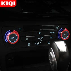 KIQI 2 pz/set accessori auto per Ford New Focus 3 MK3 2014 2015 2016 2017 berlina ST AC interruttore di controllo del calore manopola anello di copertura Trim