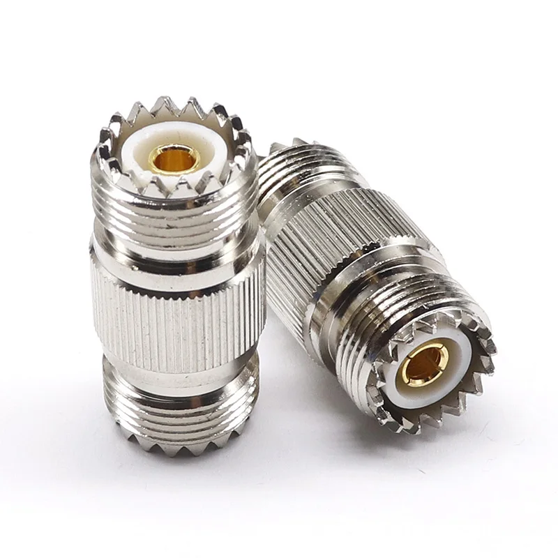 RF adapter SL16-KK UHF-KK M female straight-through head Female to female straight-through head All copper gold-plated needle
