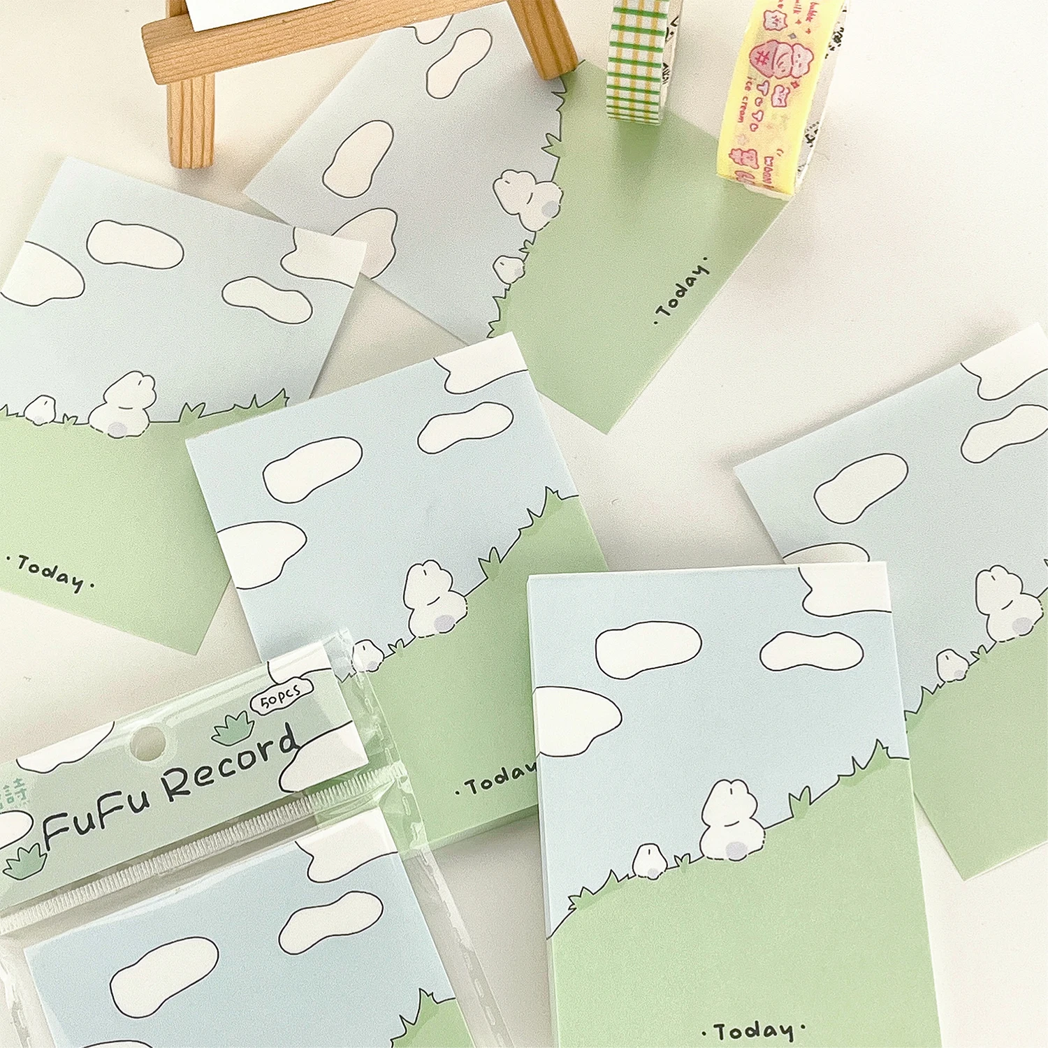 50Pcs Cute Doodle Memo Pad Weekly Plan To Do List Record Decoration Message Notes Paper Diary Notepad Stationery