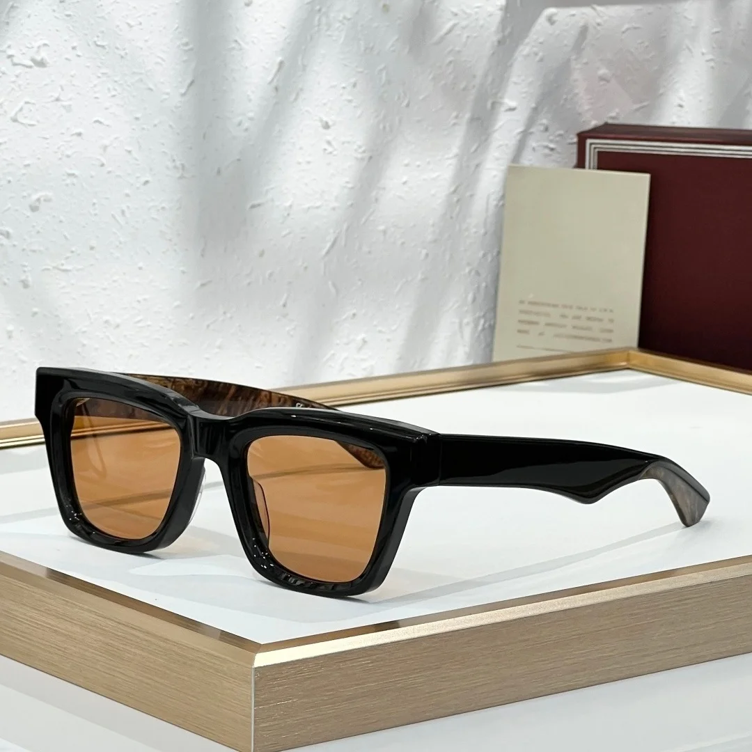 JM TORRANCE 50-22 Top Quality Mens Sunglasses for Women Classic Punk Luxury Acetate UV400 Designer Sunglasses With Box