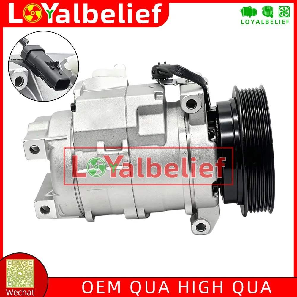 10S17C AC Compressor For Chrysler Pacifica Town & Country Dodge Caravan 2.4L 3.3L 3.5L 3.8L 4.0L 2005-2007 5005496AD 5005496AG