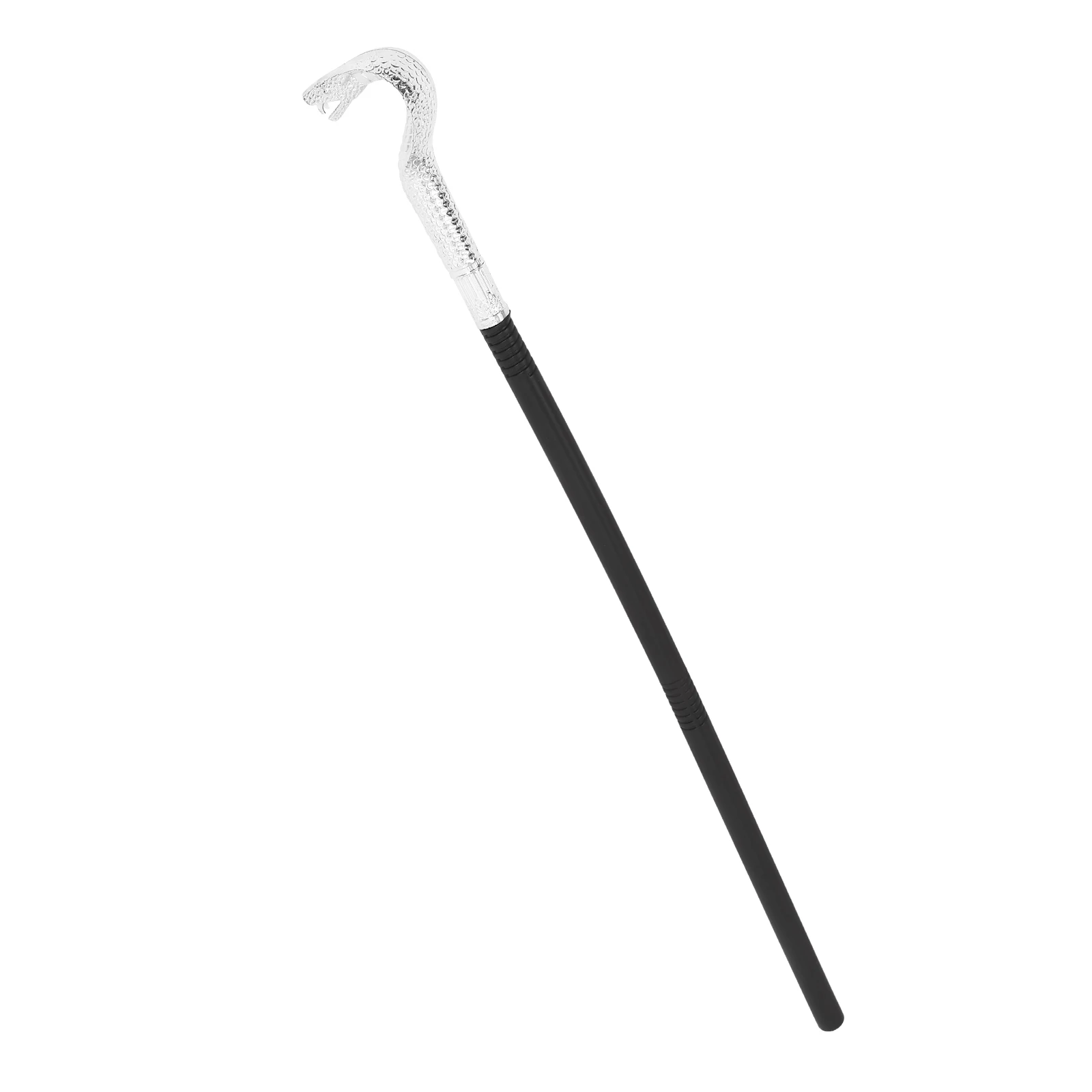 

Snake Head Cane Pharaoh Scepter Halloween Costume Staff Lightweight ABS Material Dress Up Prop Decor Cosplay Supplies Walking