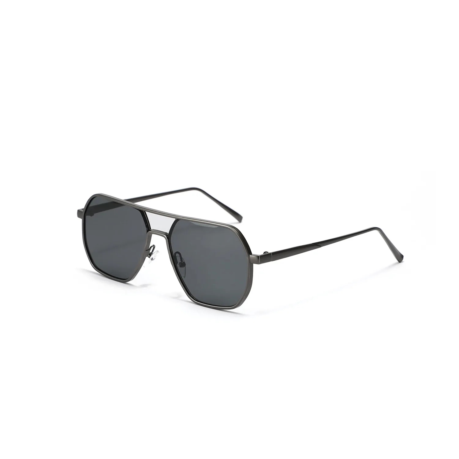 56281 Retro Square Pilot Sonnenbrille Männer Frauen beliebte Sonnenbrille Damen schwarze Brille Fahrer brille UV400 Spiegel