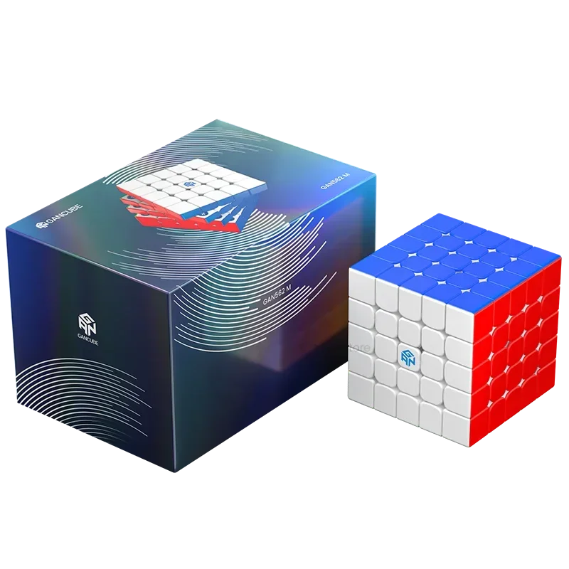 [Picube] GAN562M 5x5x5 Speed Magic Cube Core Magnetic Stickerless Cube UV Coated Puzzle Frosted Cubo Gifts for Speedcuber