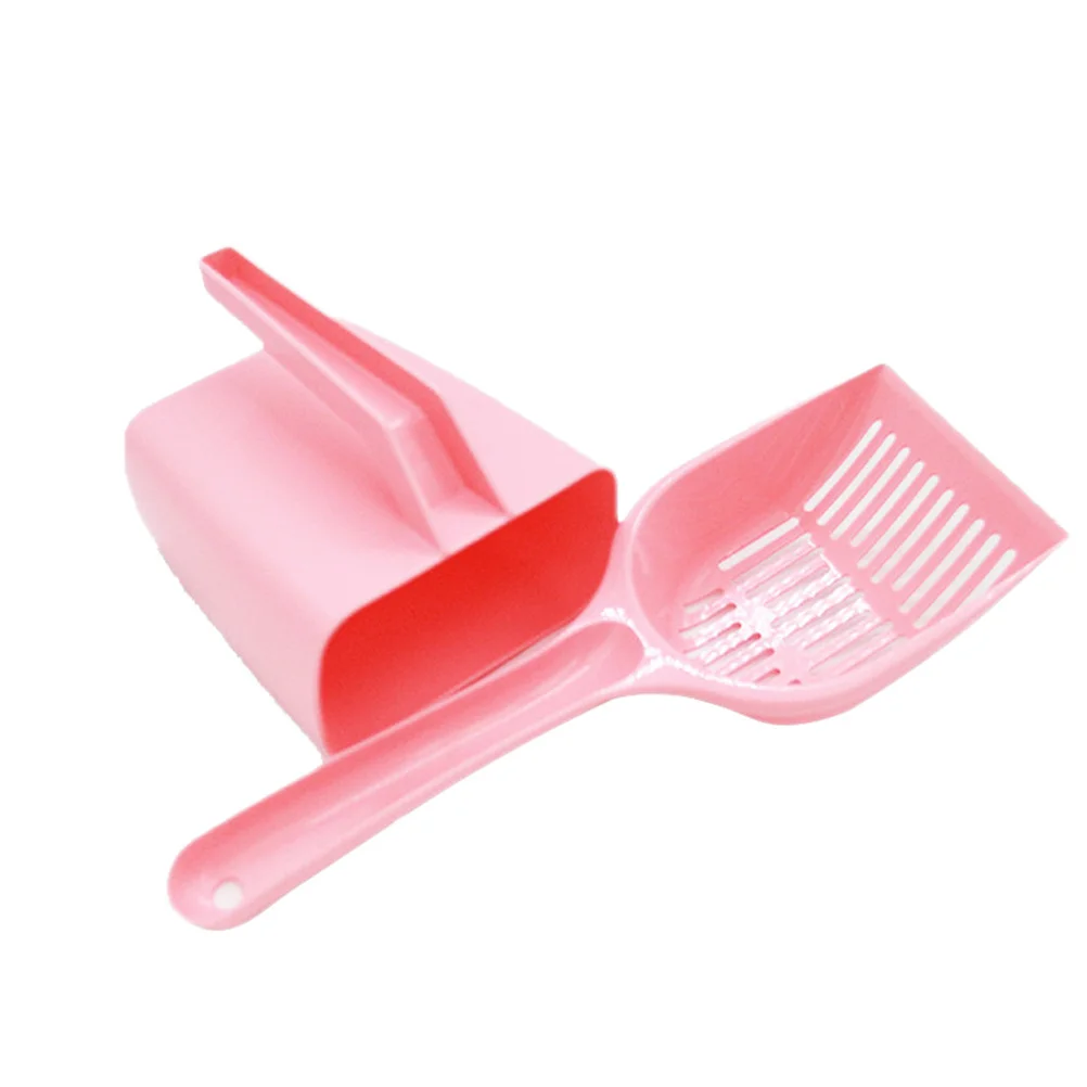 

Cat Litter Scoop Set Pink Durable Plastic Pet Shovel For Cat Dog Litter Box Cleaning Tool Easy Clean Hygienic Sand Shovel Pet
