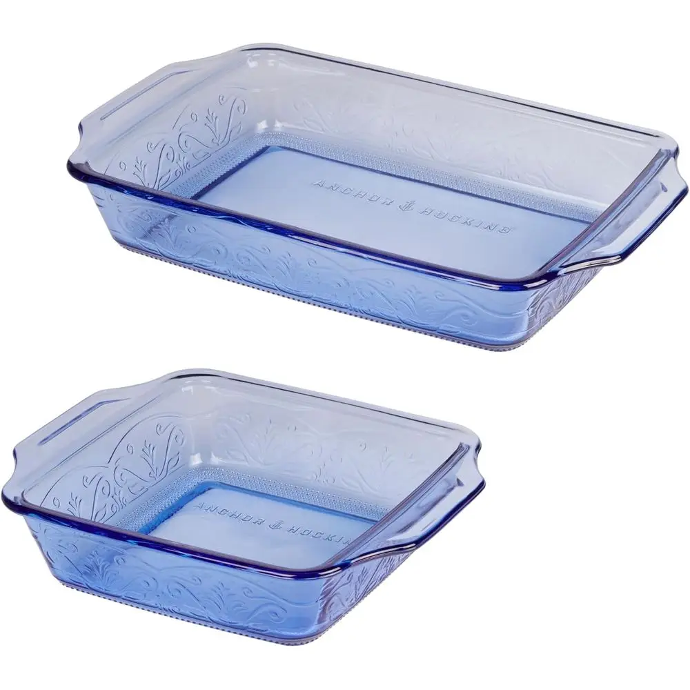 

Набор форм для выпечки Blue Laurel из 2 предметов, 3 литра и 8 дюймов, можно мыть в духовке и в посудомоечной машине