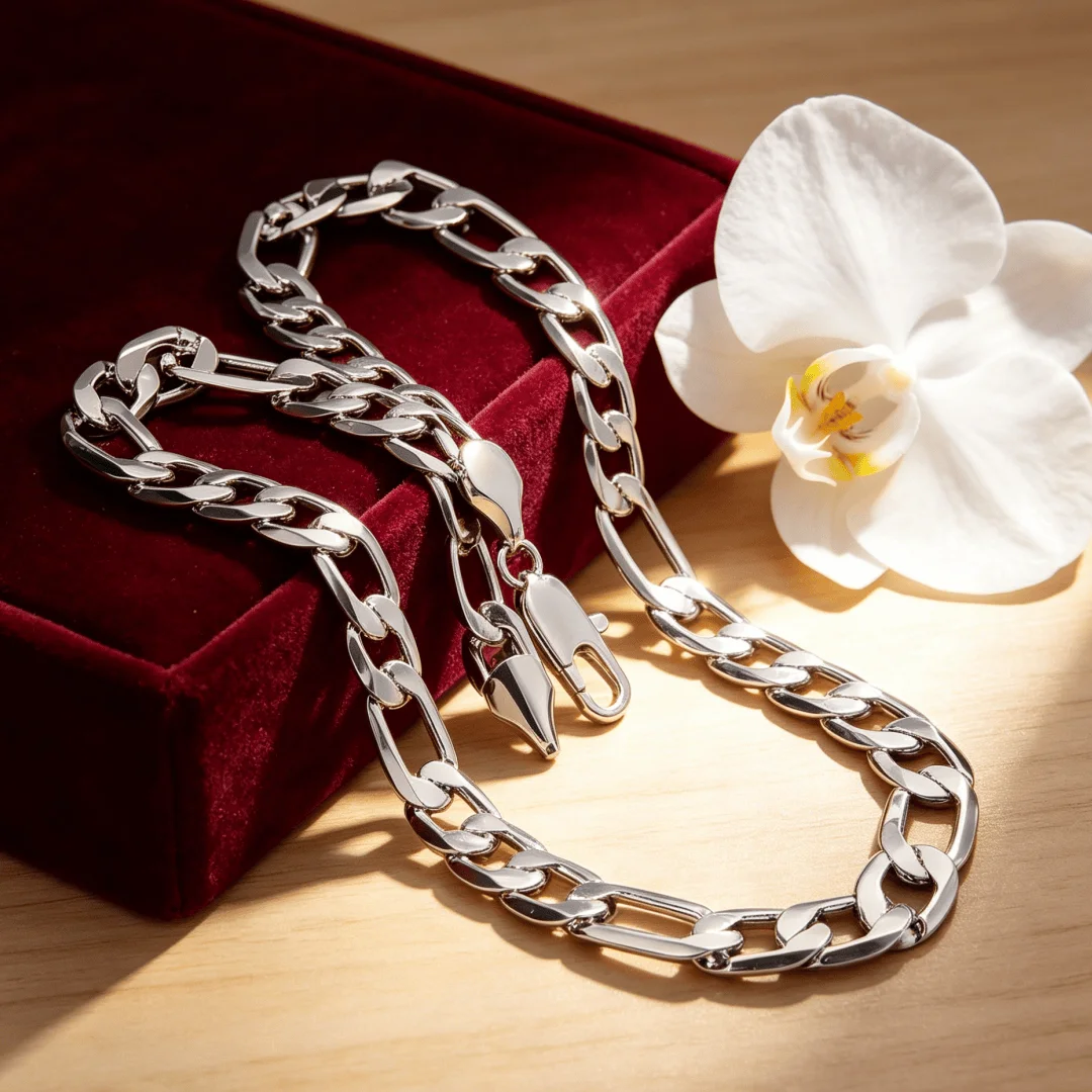 

High-quality Versatile Jewelry 925 sterling Silver Originality 12MM chain necklace for men 18-30 inches fashion party wedding