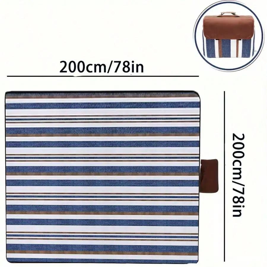 Waterproof Sandproof Beach Blanket Picnic Outdoor Mat Rug Extra Large Foldable Sand Free Big Giant XL Towel Car Essential Roadtrip Gadget Rv Accessories Gear Must Have Hiking Item Necessities