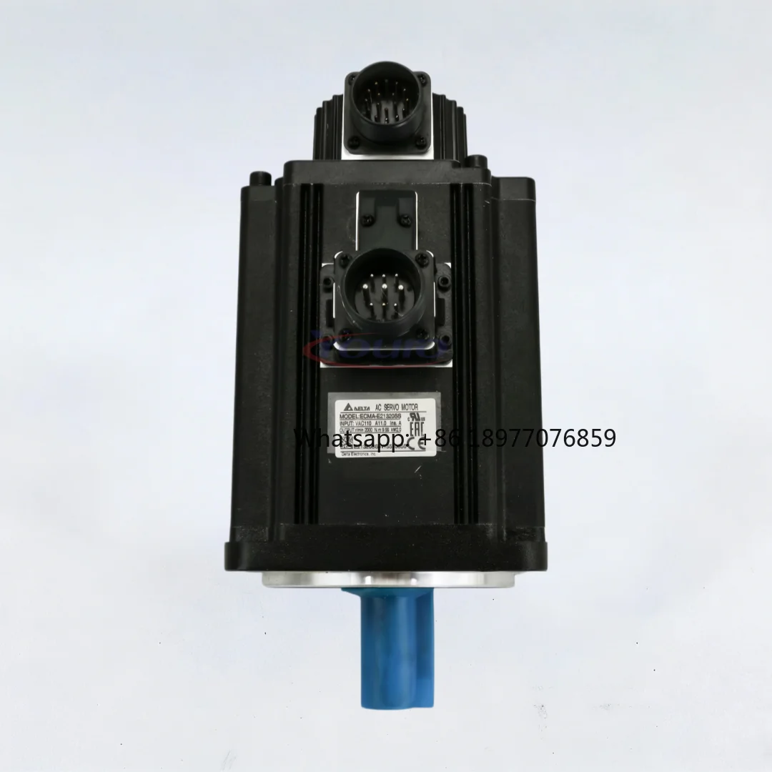 New Original De-lta B2 Series Servo Motor ECMA-E21320SS Servo Motor 2kW 2000 RPM 130mm Frame With Brake & Oil Seal In Stock