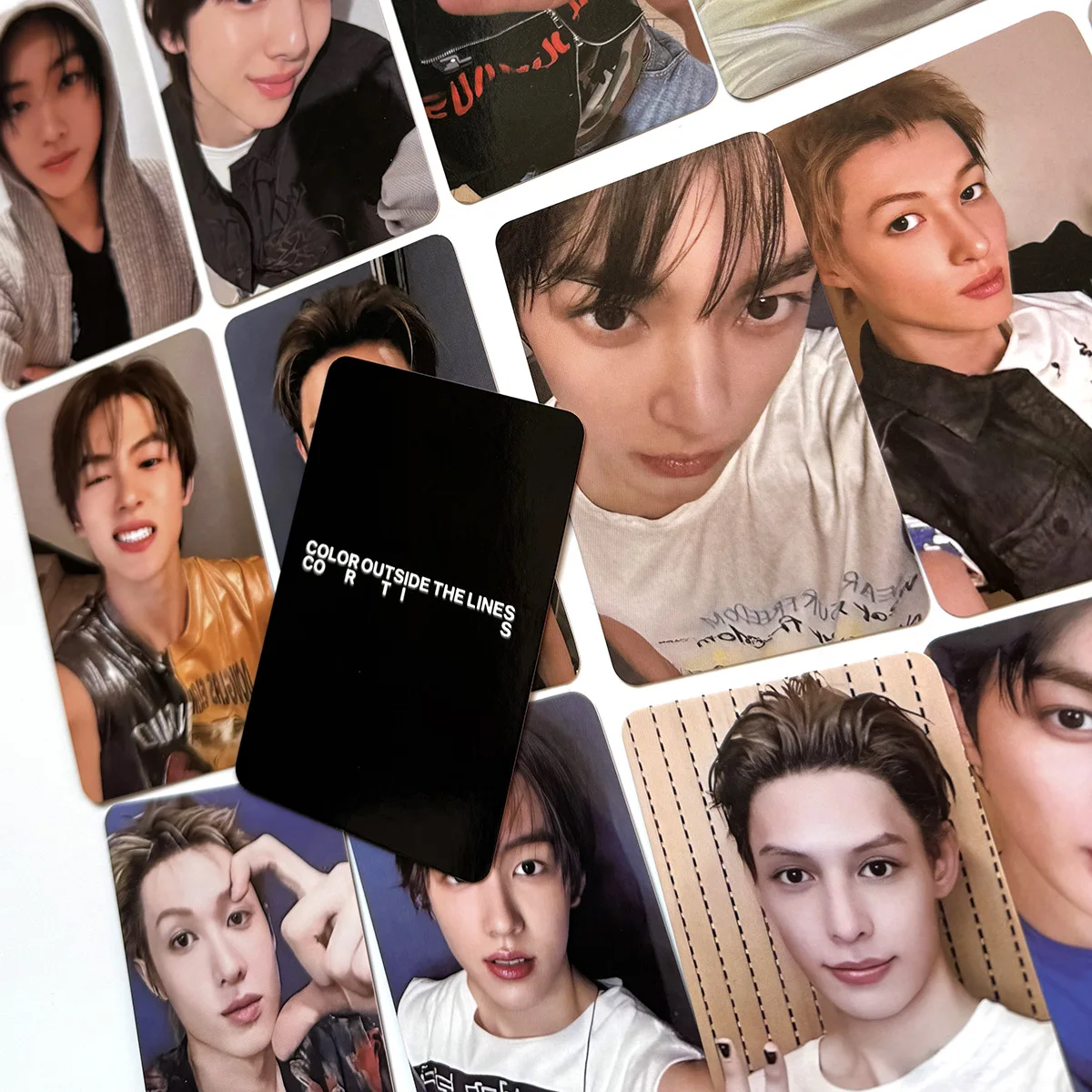 5pcs CORTIS PhotoCards YIZHIYU Loja Cartões de sorte WVS Loja Cartões de benefícios SEONGHYEON KEONHO JAMES Coleção de fãs