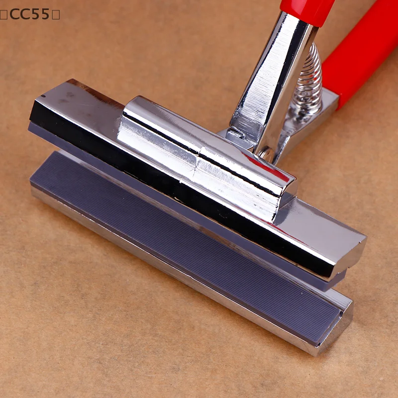 〔CC55〕Szczypce do napinania płótna ze stopu artystycznego, sprężynowy uchwyt do prętów napinających, narzędzie do oprawiania obrazów artystycznych, szeroki czerwony trzonek, narzędzie do malowania olejnego