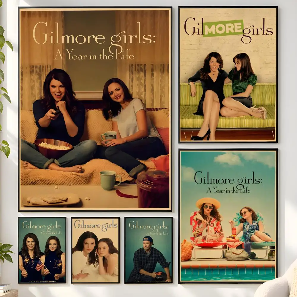 Kawaii G-Gilmore Girls Poster Matte Wall Peel And Stick Decor Bedroom Living Room Office Dorm Home