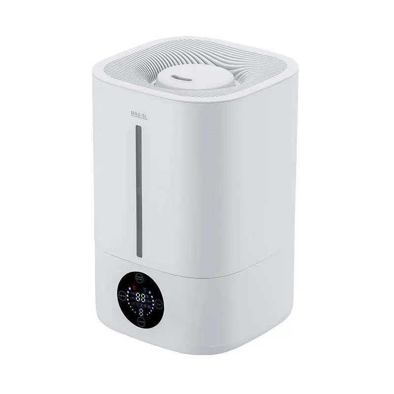 Intelligent Smart Humidifiers for Bedroom, Top Fill 4L Cool Mist Humidifier With Nightlight Quiet Ultrasonic Humidifiers
