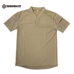 Shekkingears Velocidade Estilo Rugby Camisa, Quick Dry Tactical Manga Curta T-shirt, CAG Amor