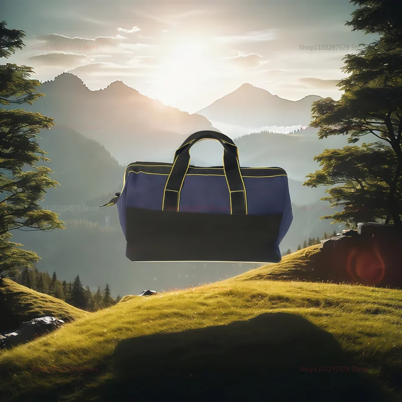 16인치 18인치 전기 기술자 공구 가방, 고강도 방수 1680D 옥스포드 다용도 포켓 수납 휴대용 가방 (건설 및 DIY용)