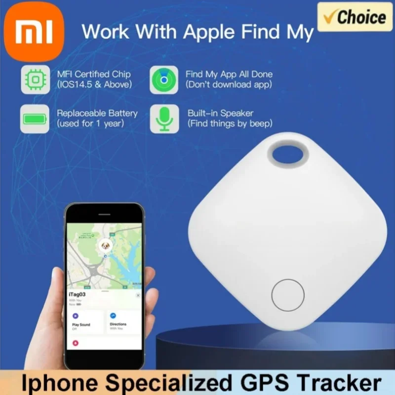 

Умный GPS-Трекер Xiaomi, работает с Apple, найдите мое приложение ITag, устройство напоминания о потере, MFI локатор, Автомобильный ключ, эхолот для детей, Pk Airtag