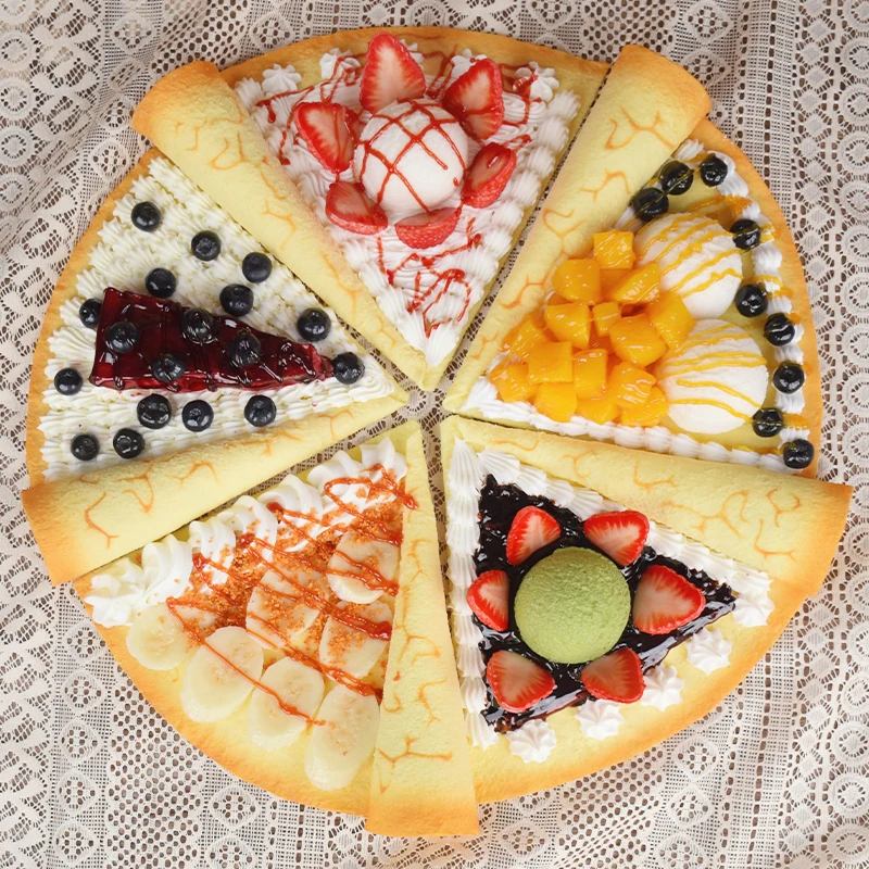 Para crepé, comida dulce, carrito de panqueques falsos, tienda de exhibición, queso, café, Nutella, aperitivo, salsa de fruta, gofre, accesorio, helado, crepes artificiales