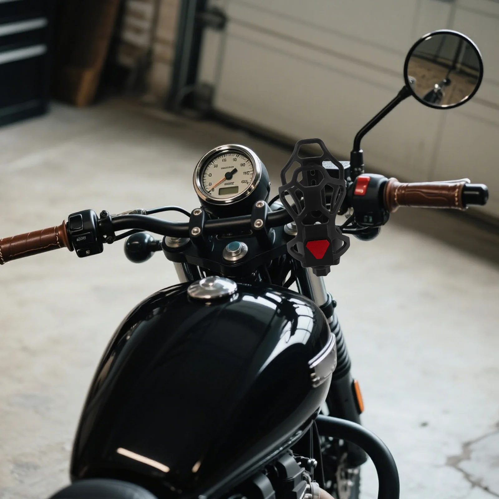 Держатель для стакана с водой для мотоцикла, черный универсальный держатель на руль для велосипедной клетки для бутылки, противоударный держатель для велосипедной чашки для