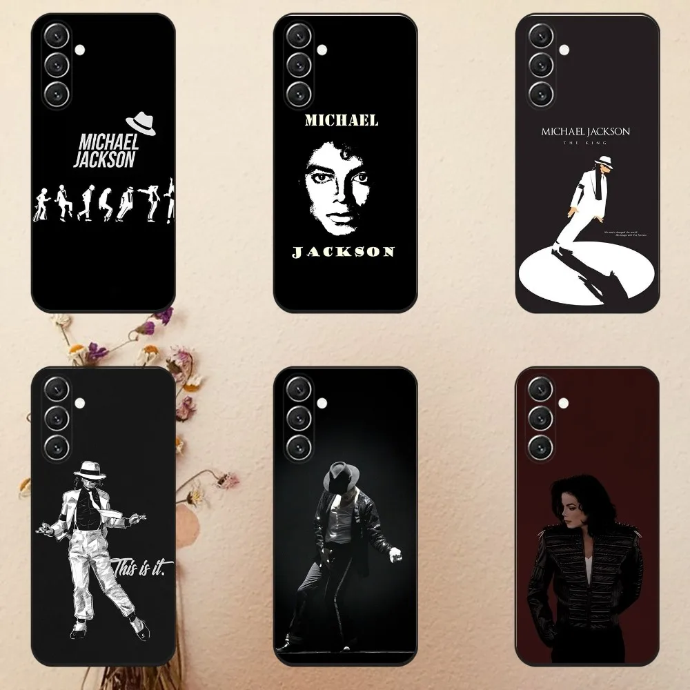 

M-Michael Jacksons Hot Singer Phone Case For Samsung Galaxy A13,A21s,A22,A31,A32,A52,A53,A71,A80,A91 Soft Black Cover