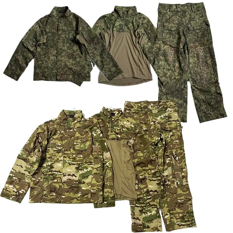 EMR VKPO Adventure Sports 3pcs Set Wilderness Exploration Training Commuting All-Terrain Camouflage Tear-Resistant Apparel