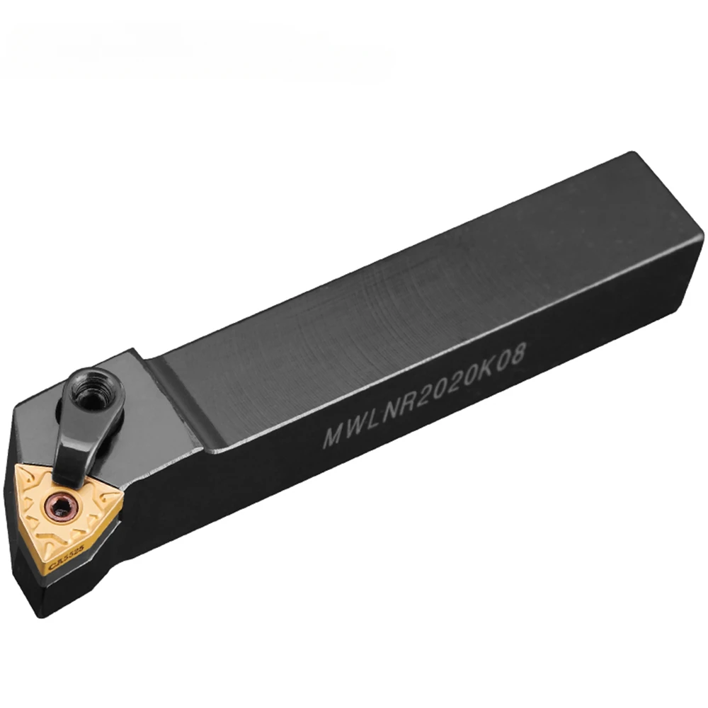 MWLNR2020 MWLNR 1616 MWLNR2525 MWLNR32 WNMG Carbide Inserts Lathe Bar CNC Cutting Tools SetExternal Turning Tool Holder