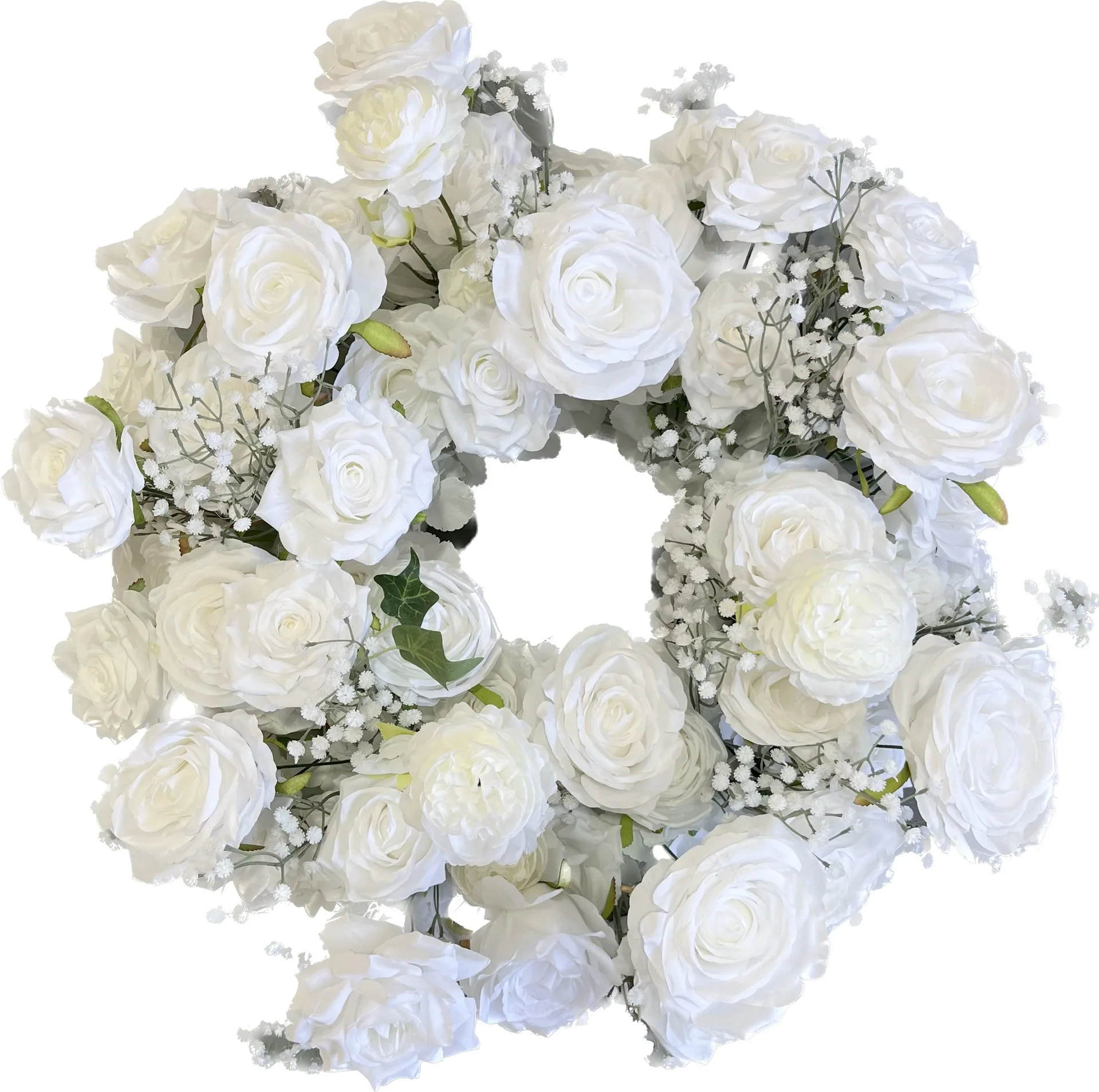 

Wedding roses, gypsy stars, fake flowers, premium table setting, white, candlestick flowers
