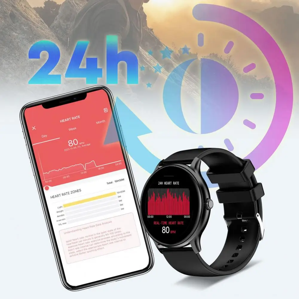 Z12 Practical Smart Watch Waterproof Long Battery Life Sleep Monitoring Sport Bracelet Sport Watch Calorie Step Counter