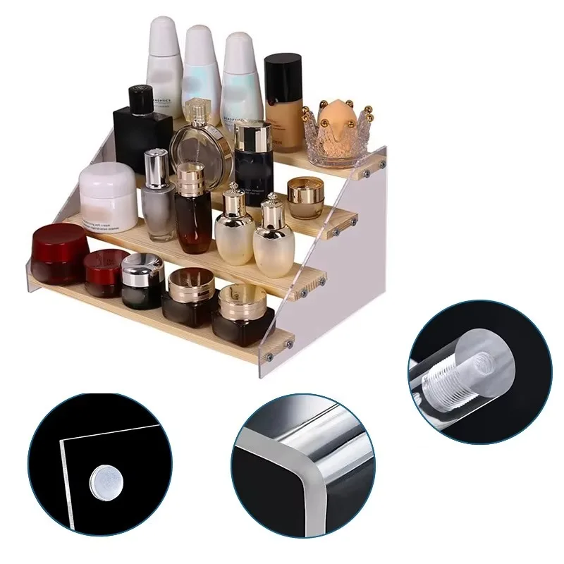 Acrylic storage rack for the latest hot-selling easy installation
