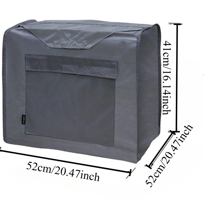 Heavy Duty Generator Storage Cover Outdoor Backup Generator Waterproof UV Resistant Oil Resistant Cloth Protective Cover