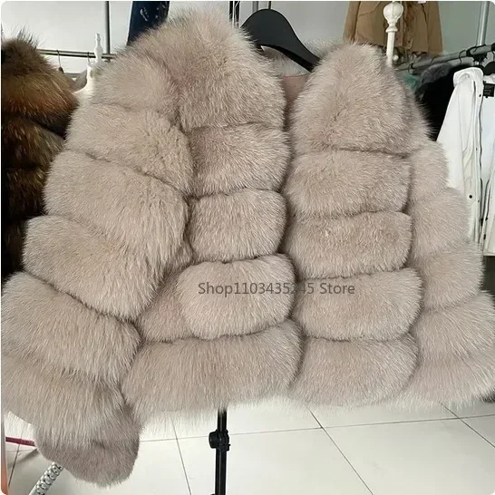 2024 Faux Waschbären Pelzmantel Frauen Jacke Luxus Mantel Frauen Winter Flauschige Jacke Dicke Warme Pelzigen Pelz Outwear