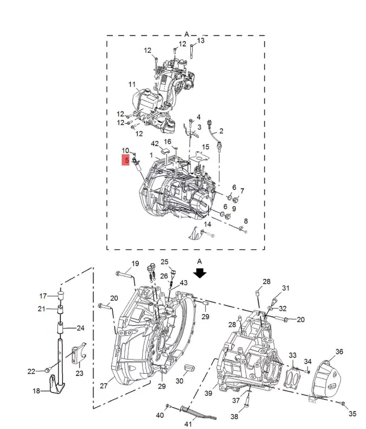 1 stücke amt getriebe geschwindigkeit sensor getriebe sensor für chinesische saic roewe mg3 auto auto motor teile 30021919