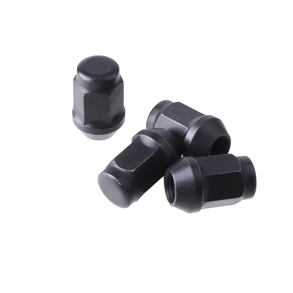 4 قطعة M10x1.25/M12x1.5 العروة الجوز محور عجلات الجوز ل Huansong HS ATV سكوتر عربات التي تجرها الدواب UTV دراجة رباعية مركبة موتو سبائك الألومنيوم حافة عجلة
