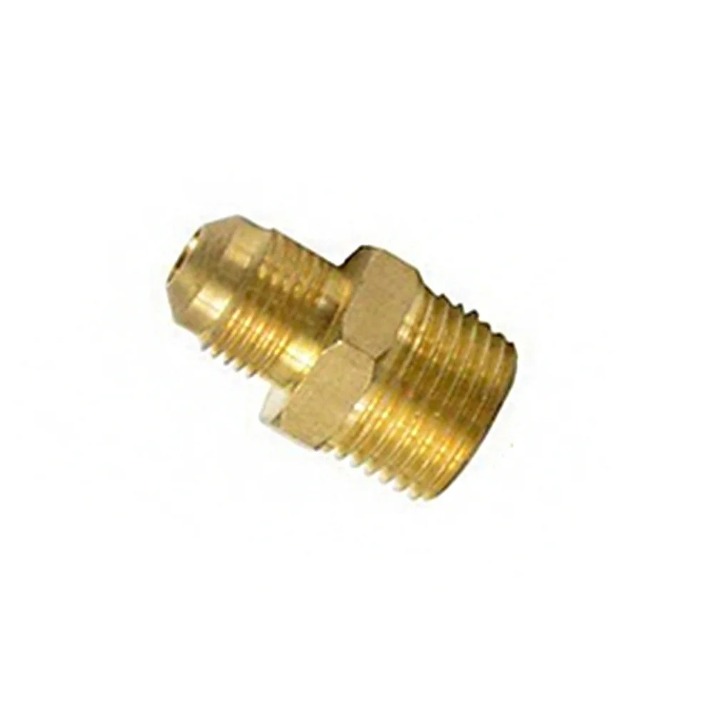

2pcs 1/2'' Npt To 3/8'' Flare Brass Gas Connector Adapter For Air Hose Quick Coupler 1/4" Npt Plug Male Equipment