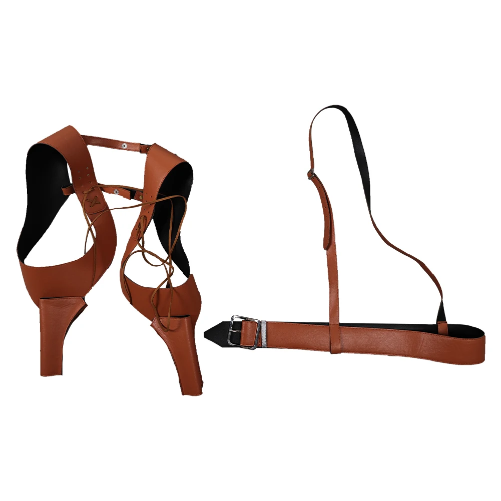 Movie Mummy 1997 Rick OConnell Disguise Strap Costume Men Adult Boys Vest Belt Outfits Props PU Leather Vestband Halloween Suits