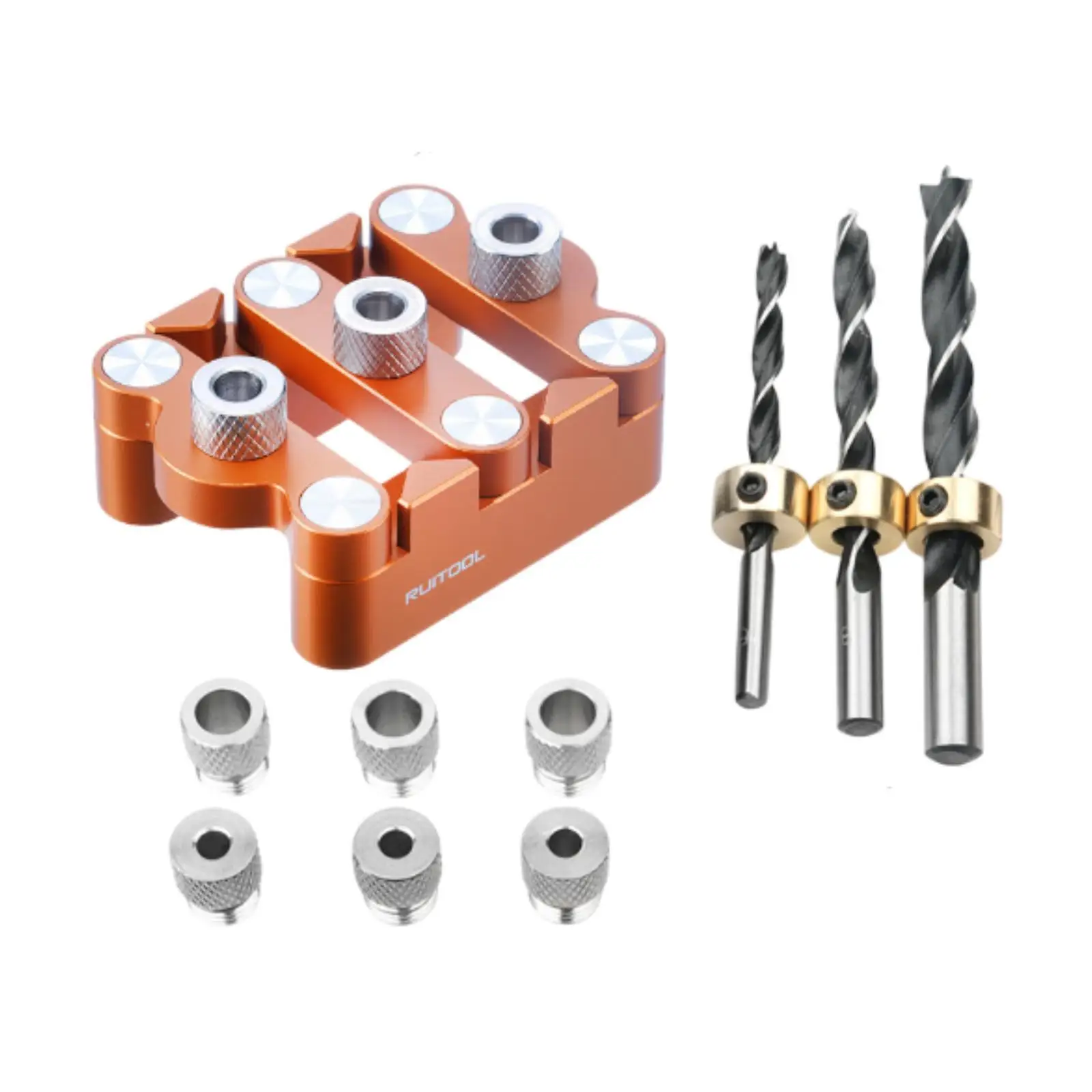 

Самоцентрирующийся дюбель-сверло, столярный комплект, мебель «сделай сам», дырокол из алюминиевого сплава, биты 6/8/10 мм, прямые отверстия, регулируемые