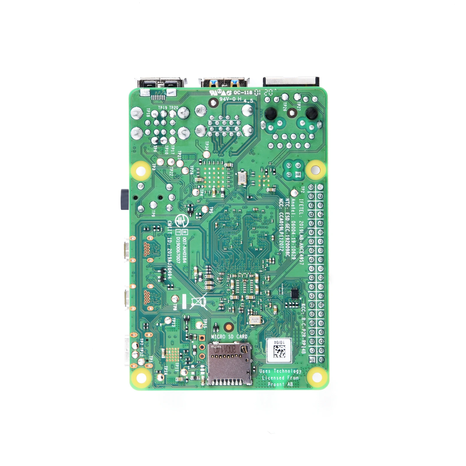 Kit de carte de développement Raspberry Pi 4 modèle B, Original, RAM 2G 4G 8G 4 cœurs CPU 1.5Ghz 2.4G & 5G WiFi Bluetooth 5.0 avec accessoire K