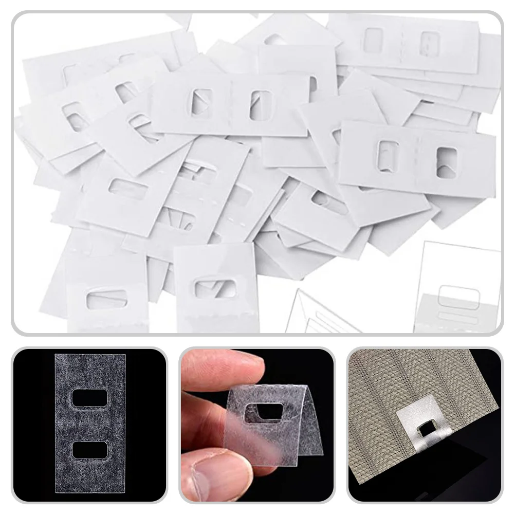 

10pcs Vertical Blind Repair Tabs Replacement Slats Fixers For Blinds Self-Adhesive Vane Savers Household Window Blind