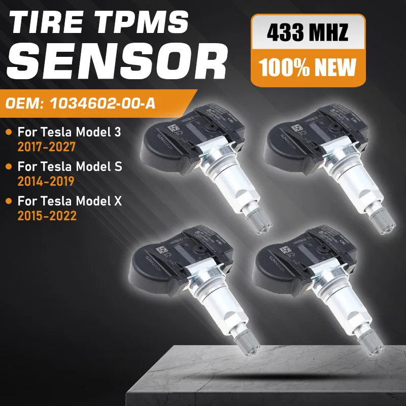 

Для Tesla Model 3 2017-2027 TPMS Tesla Model S 2014-2019 Tesla Model X 2015-2022 Датчик давления в шинах 103460200A 433 МГц