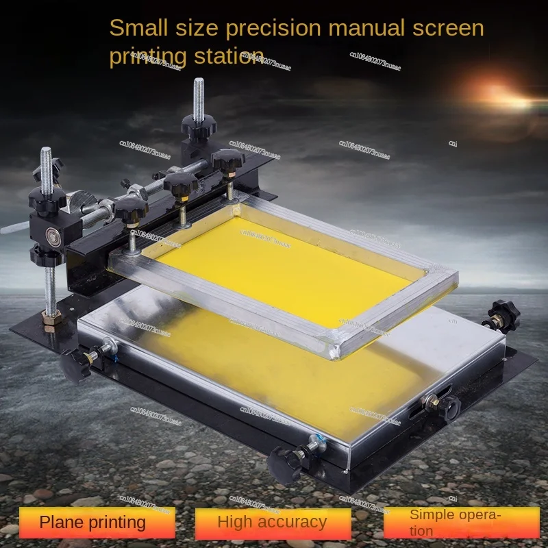 Small Manual Solder Paste Printing Equipment: Precision Screen Printing Table