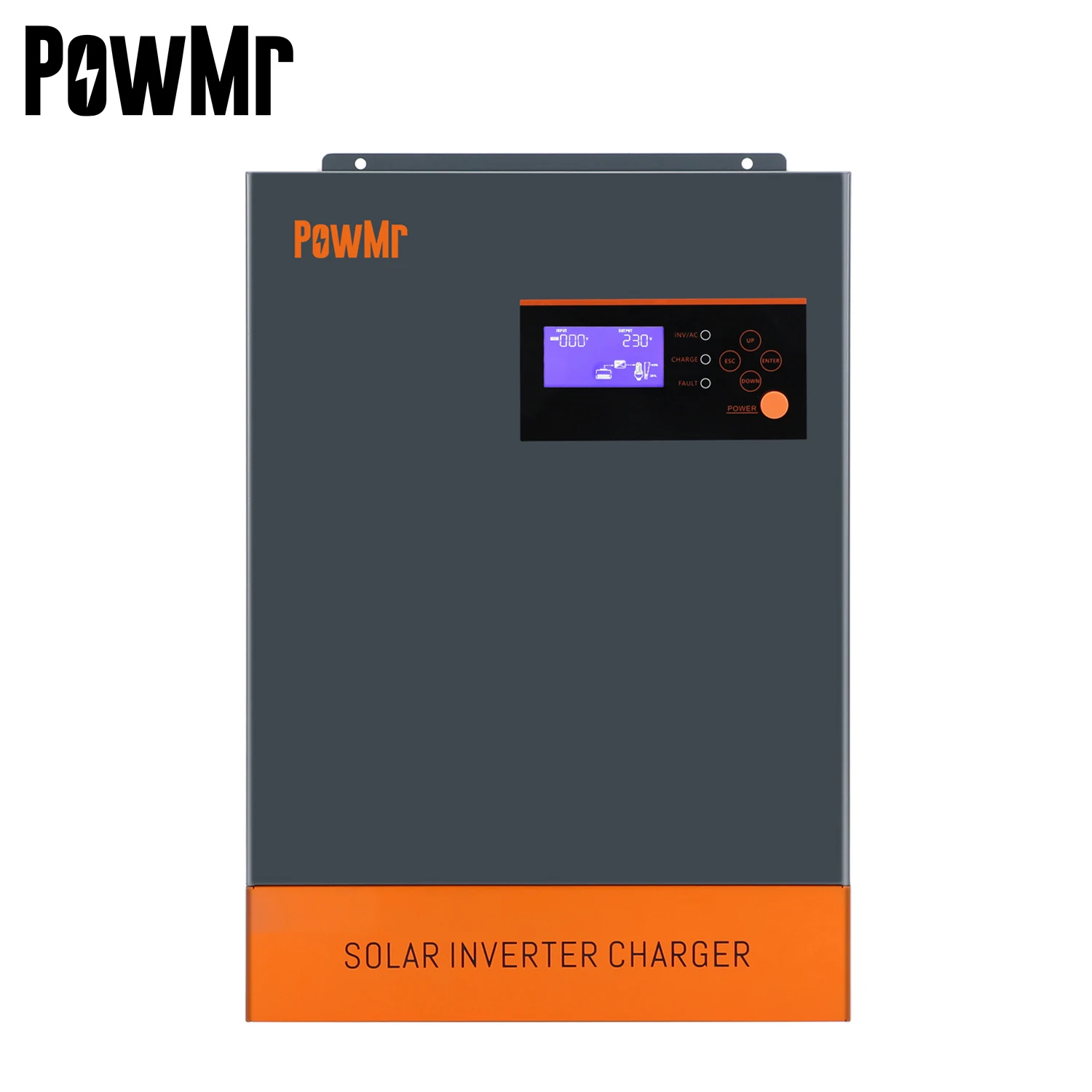 

PowMr 5500W Hybrid Charge Inverter MPPT 80A Max PV Input 120V-450V 220VAC 48V All In One Solar inverter