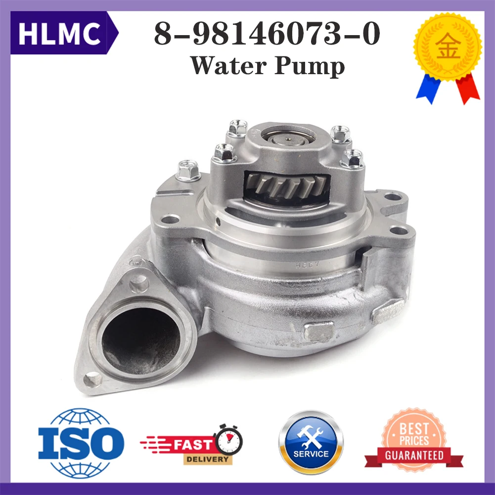 Excavator Water Pump 8-98146073-0 6WG1 ZAXIS240-3G ZAXIS470-3 ZAXIS450 ZAX200-3G Diesel Engine Spare Parts