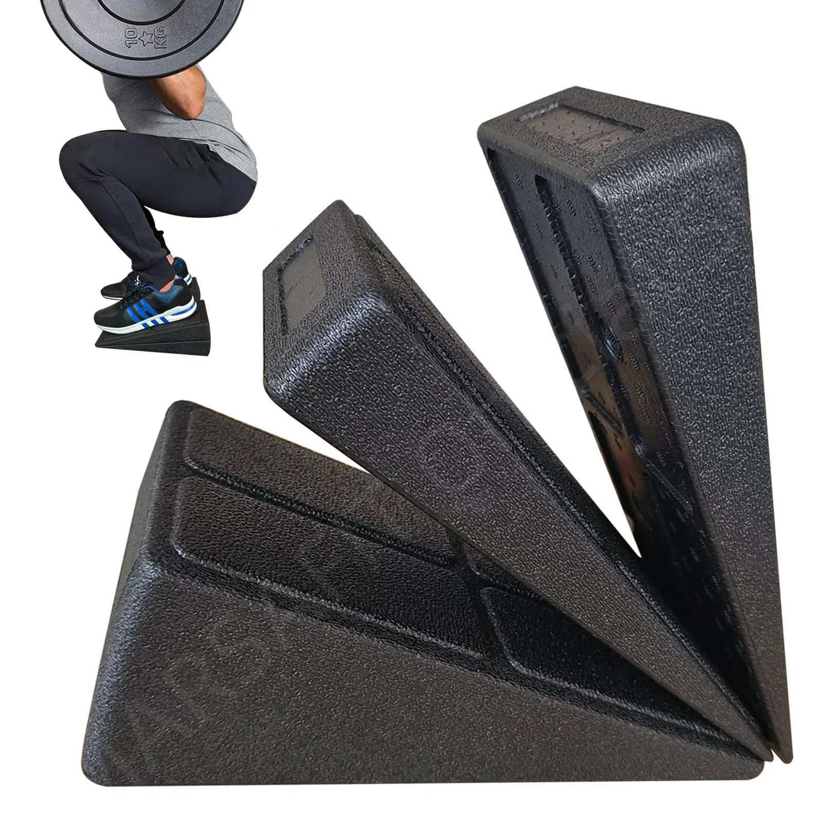 Yoga Wedge Stretch Slant Boards Adjustable Tilt Slanting Board Yoga Block Improve Lower Leg Strength for Exercise Gym Fitness