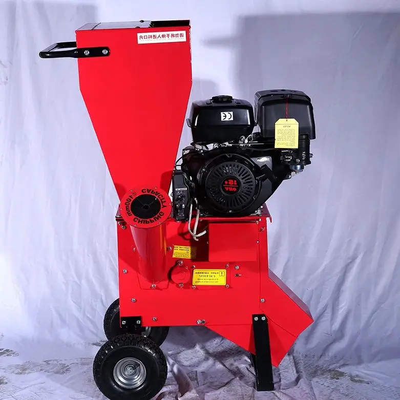 

Customized Heavy Duty Petrol Wood Chipper High Efficiency Garden Shredder Portable Branch Crusher For Farm Yard