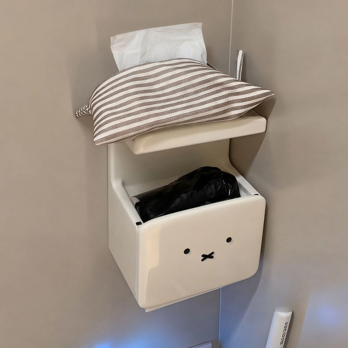 กล่องใส่กระดาษชำระติดผนังลายมิ - Home Edit Bathroom Storage บทวิจารณ์และราคา