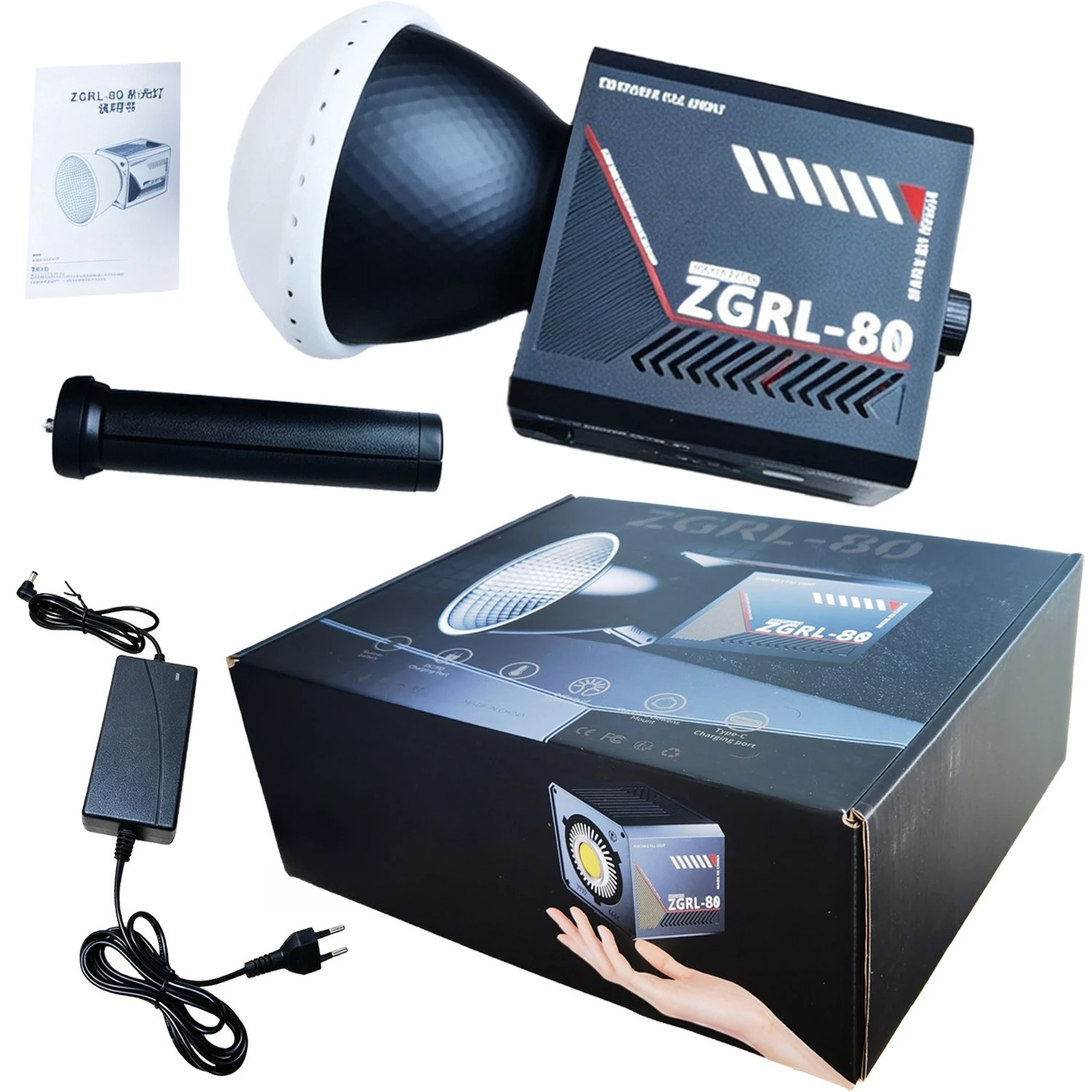 Handheld exterior light COB high power fill light photography light