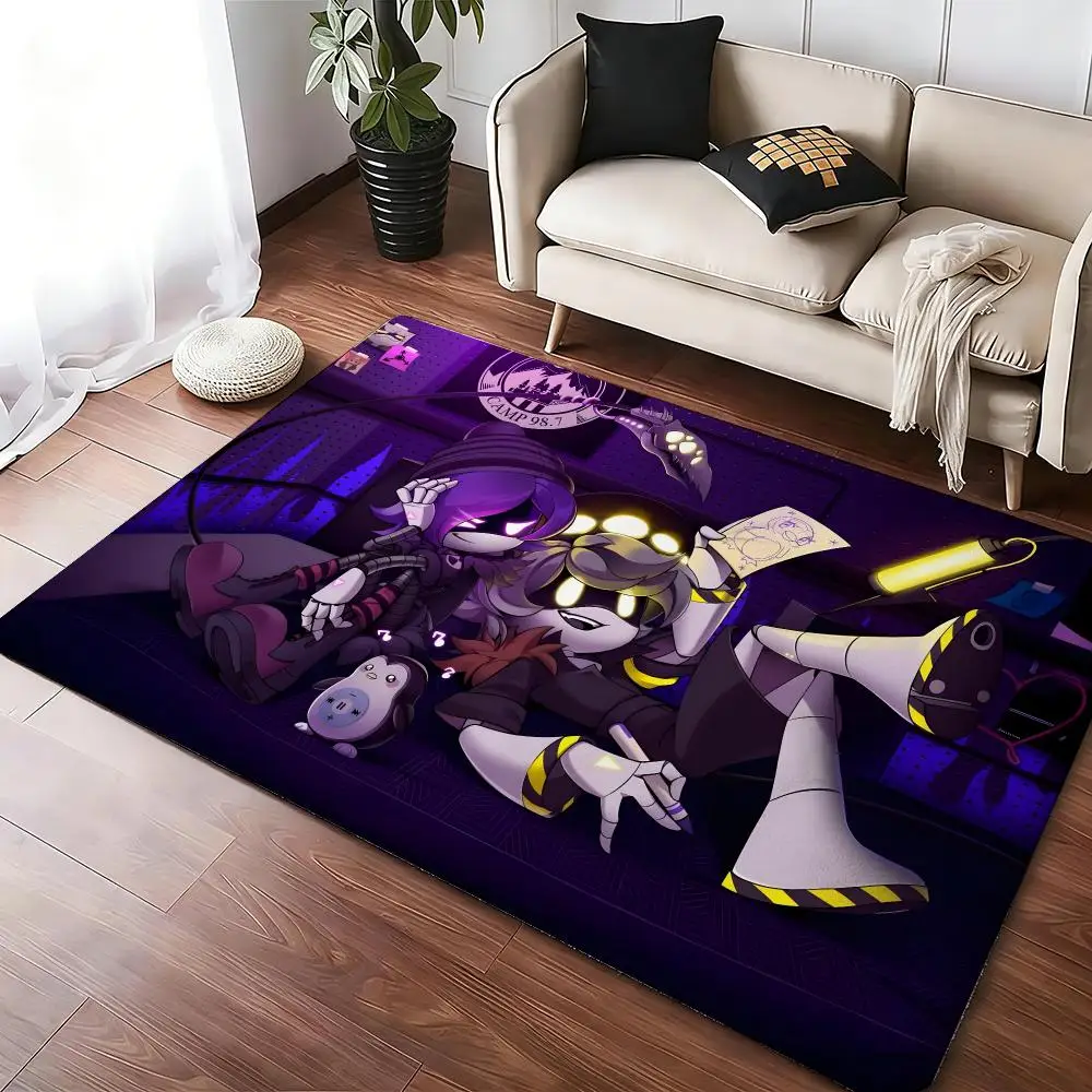 M-Murder D-Drones Series Floor Mat Soft Thickened Absorbent Non-Slip Bedroom Living Room Door Mat Home Decor Flannel Rugs