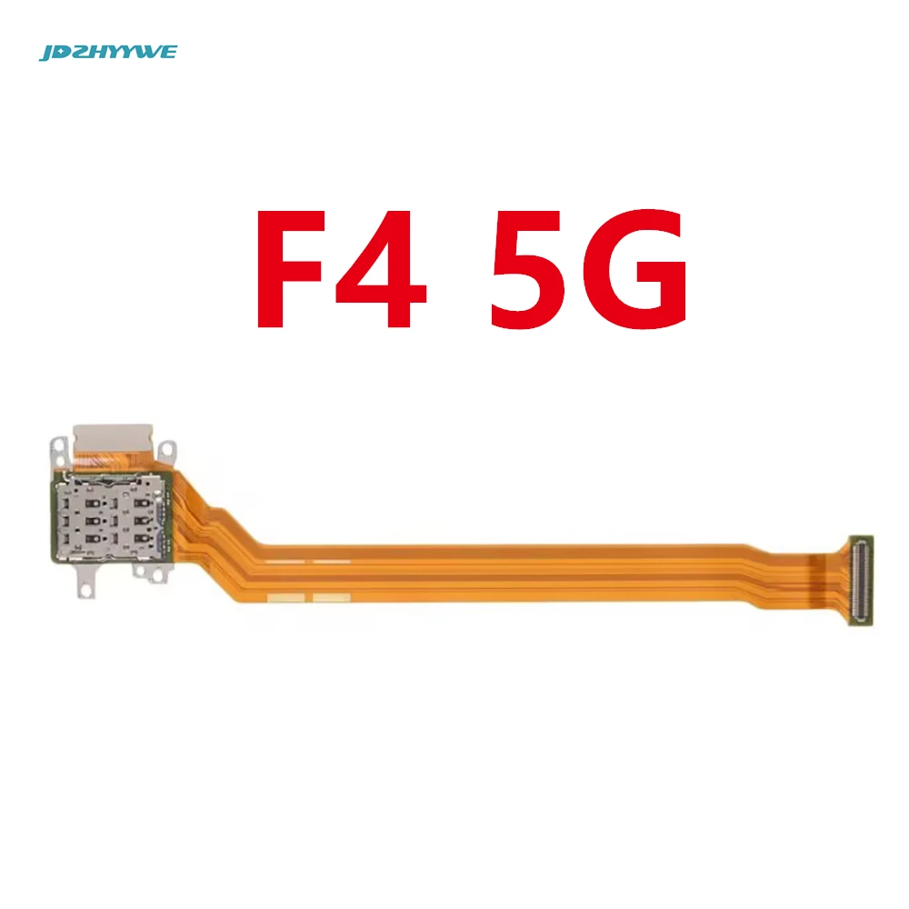 Cartão SIM Titular Bandeja Slot Leitor Soquete, Cabo Flex Fita, Conector Placa Substituição para Xiaomi Poco F3 GT F4 5G