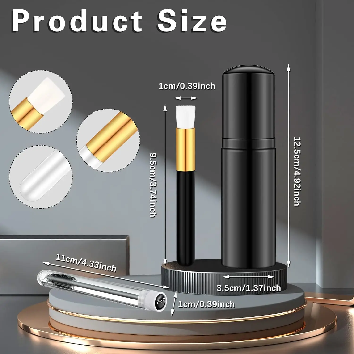 Ensemble de 30 pinceaux pour le nez et les cils, bouteilles de savon vides de 1.8oz/60ml, distributeur à pompe à mousse, outils de maquillage adaptés aux voyages pour femmes