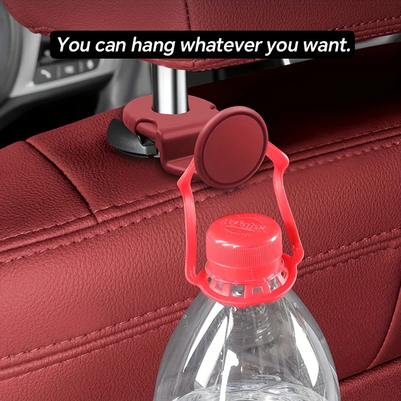 

Универсальный крючок для спинки автомобильного сиденья, прочный материал ABS, органайзер-крючок для заднего сиденья, держатель для сумок, автомобильный аксессуар.