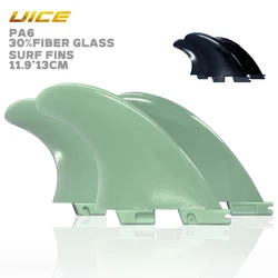 UICE 3pcs Surf Fins Performer Surfboard Tail Rudder 30%Fiberglass Surfboard Fin Surfing Thruster 3 Fins Surfing Tri Fins
